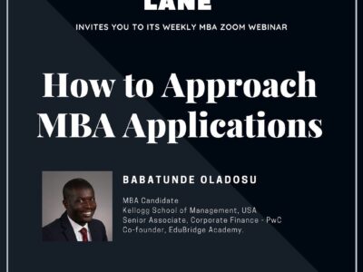 How to approach MBA Applications